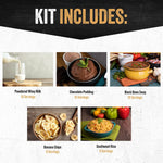 Gluten-Free Food Kit (120 Servings), Gluten-Free Survival Kit, Freeze-Dried Survival Food Storage, Emergency Preparedness, Prepper Supplies, 25-Year Shelf Life