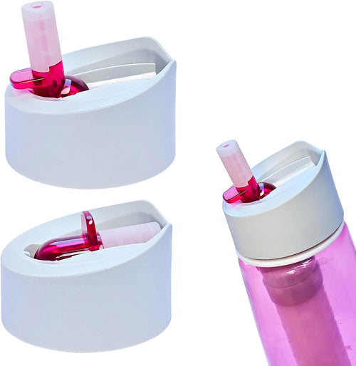 2-Pack Water Bottle Lid Replacement for Lifestraw Go Water Bottle, Water Bottle Lid Replacement Parts Compatible with Lifestraw Go Filter Water Bottles