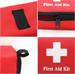 6Pcs Mini Empty First Aid Bag, 5.5X3.5X1.5 Inches Small First Aid Kit, Emergency Medical Essentials Pouch Bag for Travel, Car, Home, Office, Camping, Outdoors, Hiking (Bag Only)