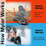 Emergency Mylar Blanket Pack of 25 Lightweight Thermal Reflective Survival Blanket First Aid Disaster Preparedness Camping Vehicle Bug Out Bag Emergency Supply Gear