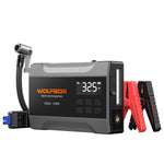 Car Jump Starter with Air Compressor, 2000A 150PSI Portable Car Battery Jump Box(5.0L Gas) with Digital Tire Inflator, 12V