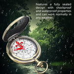Vintage Steampunk Pocket Compass, Zinc Alloy Camping Survival Compass Hollow Camping Survival Navigation for Hiking and Camping