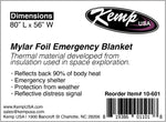 Emergency Mylar Blanket Pack of 25 Lightweight Thermal Reflective Survival Blanket First Aid Disaster Preparedness Camping Vehicle Bug Out Bag Emergency Supply Gear
