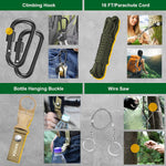 Survival Kits 27 in 1, Survival Gear and Supplies, Christmas Stocking Stuffers Camping Accessories Tactical Gear Fishing Equipment for Camping Hiking Hunting, Christmas Birthday Gifts for Men