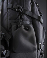 Tactical Backpack 25L - Durable Gym & Travel Backpack with MOLLE Webbing, Laptop Sleeve, and Multiple Compartments, Black
