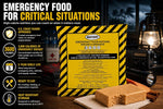 Mayday Emergency Food Bars, 3600 Calorie Meal Replacement Bars - 5 Year Shelf Life Survival Food Rations, U.S. Coast Guard Approved, Ready to Eat Emergency Food Supply for Disaster Preparedness, Earthquake, Fire, Flood, Apple Cinnamon, 20 Pack
