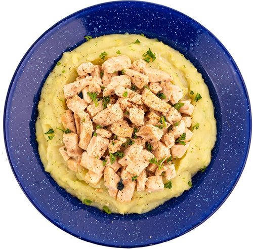 Chicken & Mashed Potato Dinner Gluten| Freeze Dried Backpacking & Camping Food | Survival & Emergency Food | Gluten-Free