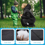 Winter Wearable Sleeping Bag for Adults with Hood 74 Inch Long 0 Degree Cold Weather Insulated Weather Sleeping Bag for Extreme Cold Camping Hiking Stadium