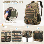 Camo Backpack for Boys Backpack for 19'' Students Bookbag for Boy Bookbag and Lunch Box Pencil Case 3 in 1 Set School Bags Children Kids Teens Elementary Middle High School Outdoor Camping