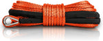 1/4''X 50Ft 10000Lbs Synthetic Winch Rope Winch Rope Cable for Winches SUV ATV UTV Vehicle Boat Car (Orange)