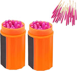 Waterproof Matches, Fire Starter Survival Kit, Stormproof Matches for Camping, Emergency Matches Waterproof with Case for Hiking Camping Outdoor Survival