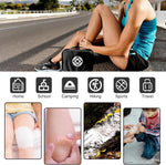 300Piece Travel First Aid Emergency Kit Home Essentials Hiking Survival Essential Kit for Outdoor Adventure Mini First Aid Kit for Backpack, Black