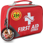 Survival First Aid Kit for Home/Business, Camping Survival Kits | Mini Travel First Aid Kit | Camping Equipment | Small Kits for Car | Outdoor Emergency Survivals Pack - 250Pcs