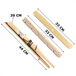 Bow Drill Kit Fire Starter, Primitive Wood, Survival Practice Friction Fire Tool for Scout Outdoor Activity Teaching, Outward Bound Training, Wildness Survival Beginner