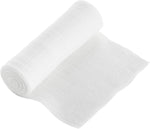 4-Inch Gauze Bandage Roll - Soft Stretchy Fabric & Gauze Wrap - Breathable Textured Design for Secure Compression - Pack of 1, 48 Count