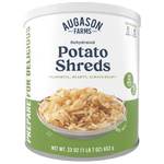 Dehydrated Potato Shreds Can, 31 Servings, Gluten Free Survival Food with 25 Year Shelf Life - Freeze Dried Emergency Food Supply for Camping, Prep & Everyday Meals
