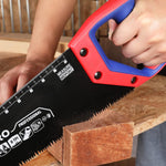 16-Inch Universal Handsaw with Non-Slip Comfortable Handle, Anti-Rust Wood Saw with Chip Removal Design, Heavy-Duty for Cutting Wood, Laminate, PVC