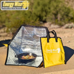 Premium Solar Oven, Portable Outdoor Solar Cooker & Camping Oven, Reinforced & Foldable with Support Rods, Carry Bag & Full Guide on Outdoor Cooking with Beginner Solar Camping Recipes