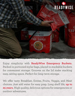 Emergency Food Supply - 18 Servings Favorites Box, Survival Food Kit with Freeze Dried Prepper Food & Dehydrated Meals, Camping Essentials for Backpacking & Hiking, up to 25 Year Shelf Life