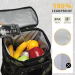 26 Qt. Tactical Insulated Leak-Proof Waterproof Heavy Duty Backpack Cooler for Outdoor Camping Hiking Beach