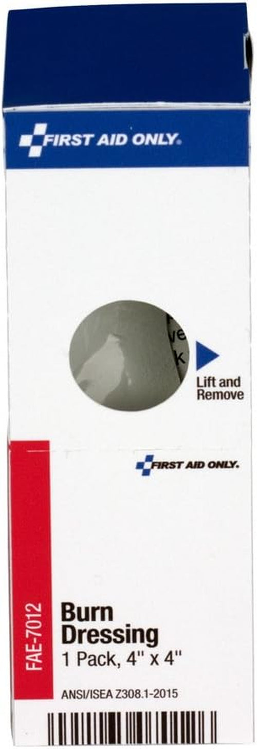 FAE-7012 Burn Dressing Burn Bandage Refill, 4" X 4", 1 Count