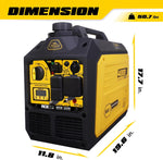 4000 Watt Portable Inverter Generator, Gas Powered Generator Quiet for Home, 3500W Rv-Ready, EPA Compliant