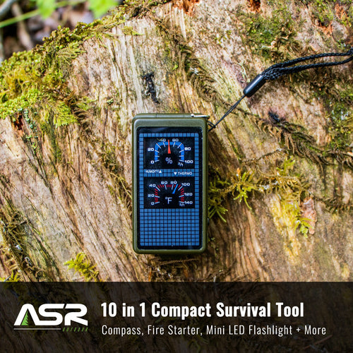 ASR Outdoor 10In1 Compact Camping Hiking Survival Kit Prepper Supplies Portable
