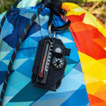 Outsider - 4-In-1 Survival Multi-Tool | Compass, Thermometer, Whistle, and Fire Starter in a Compact Zipper Pull | Outdoor Gadget for Backpacking, Camping, or Survival Situations