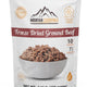 Freeze-Dried Ground Beef – Pre-Cooked and Ready-To-Eat Hamburger Meat | Everyday Meal Prep, Emergency Food Supply, Camping and Survival Food | 10 Servings per Pouch | Made in USA | 7-Year Shelf Life | Pack of 1