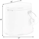Portable Travel Toilet for Camping and Hiking, Non-Electric Waterless Toilet