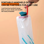 Outdoor Cycling Sports Water Bottle - Mountaineering Portable Water Cup - PE Plastic Folding Water Bag - Gift Promotion Water