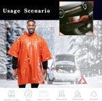 5Pcs Survival Kit Portable Survival Tents and Shelters Camping Emergency Blankets 2 Person Sleeping Bags Rain Ponchos for Adults Bulk for Outdoor Hiking,First Aid
