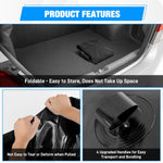 30Gal/113L Water Storage Bladder RV Potable Water Bladder Tank 1000D PVC Foldable Collapsible Water Storage Containers for RV Truck Bed Camping Garden Irrigation Emergency Water Use Black