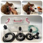 Pet Dog Oxygen Mask, Cat Dog Oxygen Inhalation, Pet Nebulization Experiment, Animal Oxygen Inhalation Clinic, First Aid