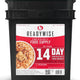 Emergency Food Supply - 14 Day, 150 Servings Emergency Freeze Dried Food Bucket, Protein Meals, Camping Essentials, Survival Kit, Disaster Prepping Supplies, up to 25 Year Shelf Life