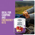 Dehydrated Apple Slices Can - Gluten Free Survival Food with Long Shelf Life - Dehydrated Emergency Food Supply for Camping, Prep & Everyday Meals - 20 Servings
