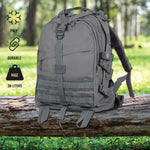 Large Transport Pack - Rugged Tactical Backpack MOLLE Bag for EDC Storage