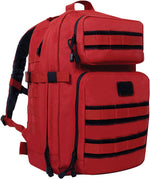 Fast Mover Tactical Backpack - Outdoor Hiking Pack for EDC Essential Gear (Red)