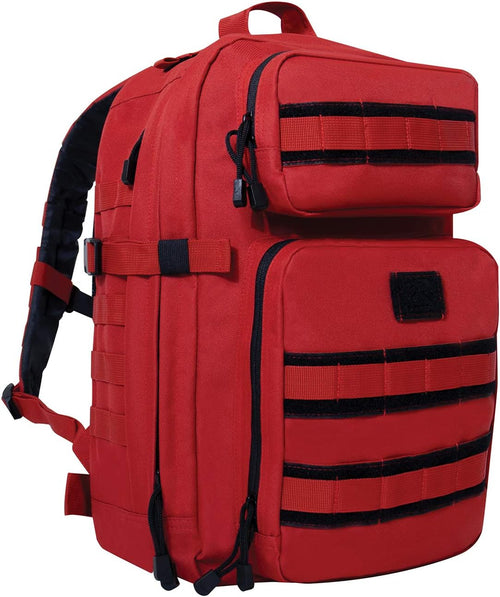 Fast Mover Tactical Backpack - Outdoor Hiking Pack for EDC Essential Gear (Red)
