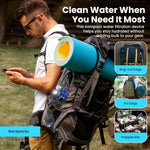 Filters-Clean Survival Water Filter Straw – 0.1 Micron Portable Personal Water Filter, 4,000L (1,056 Gallon) Capacity – Removes 99.9999% Bacteria & Protozoa – Hiking, Camping & Emergency - 4 Pack
