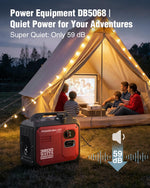3800-Watt Portable Inverter Generator Gas Powered, Quiet for Camping