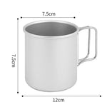 Hot 300ML Camping Mug Aluminium Alloy Folding Cup Hike Mug Ultra-Light Camping Travel Water Cup Outdoor Camping Cookware Taza