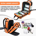 First Aid Backpack Empty,First Aid Medical Backpack,Ems EMT First Aid Bag Empty,Emergency Bag,Trauma Bag for Camping,Hiking,Outdoor Travel