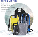 Dry Bag for Kayaking Waterproof 2L/5L/10L/15L/20L, Small Dry Sack Waterproof Bag for Boating