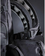 Tactical Backpack 25L - Durable Gym & Travel Backpack with MOLLE Webbing, Laptop Sleeve, and Multiple Compartments, Black
