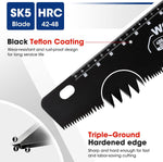 16-Inch Universal Handsaw with Non-Slip Comfortable Handle, Anti-Rust Wood Saw with Chip Removal Design, Heavy-Duty for Cutting Wood, Laminate, PVC