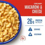 Creamy Macaroni & Cheese Freeze Dried Backpacking & Camping Food 6-Pack