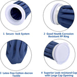 Ice Cold Pack Reusable Ice Bags Hot Water Bag for Injuries, Hot & Cold Therapy and Pain Relief with Elastic Breathable Support Wrap, 4-Pack, 3 Sizes (6"/9"/11"), (For Hot Therapy Is 50-60℃)