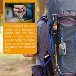 Vintage Steampunk Pocket Compass, Zinc Alloy Camping Survival Compass Hollow Camping Survival Navigation for Hiking and Camping