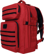 Fast Mover Tactical Backpack - Outdoor Hiking Pack for EDC Essential Gear (Red)